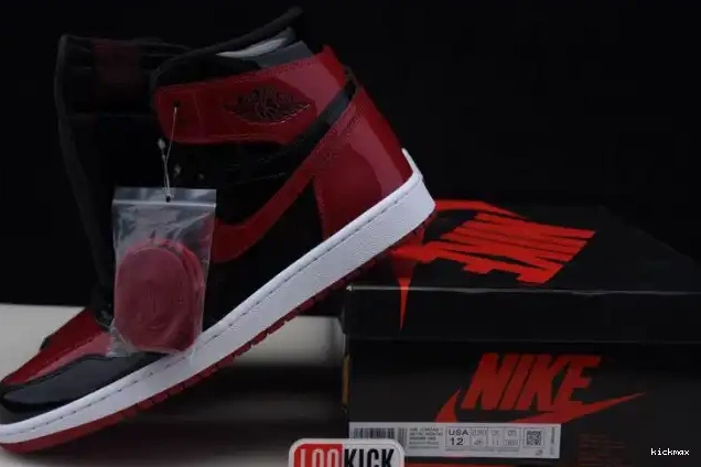 Rep MAX 555088-063 Patent Air Bred Jordan 1 OG High 0329
